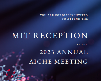 MIT ChemE Reception at the 2023 AIChE Annual Meeting